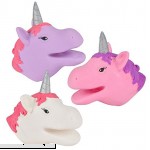 Novelty Treasures Enchanted Set of 3 Unicorn Hand Puppets Party Favor Supplies  B074S2D31H